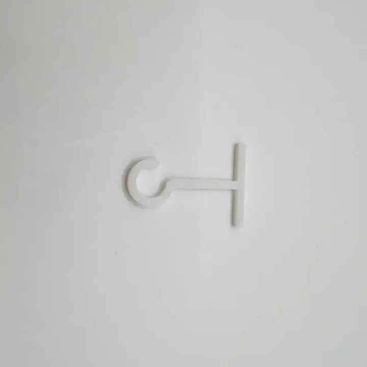 T-formet Krog til Julelys i Udhæng – 50 stk. | TM3DPRINT
