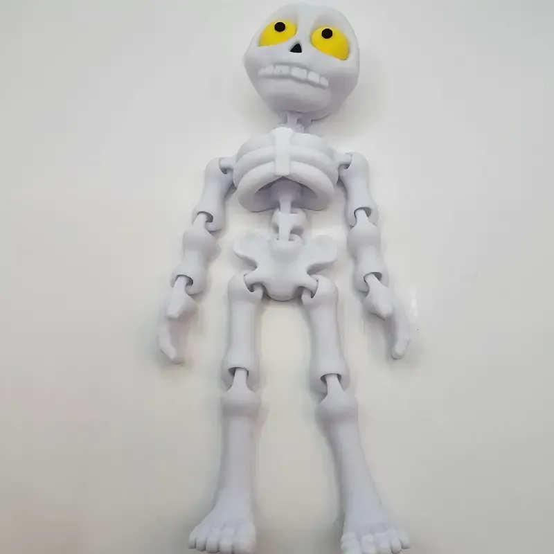 Fleksibel Skelet – 3D-printet Halloweenfigur med bevægelige led | TM3DPRINT I/S