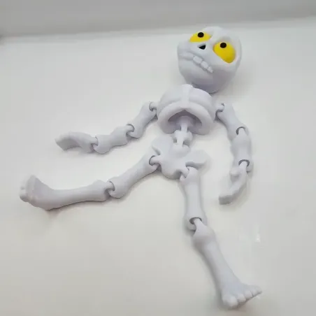 Fleksibel Skelet – 3D-printet Halloweenfigur med bevægelige led | TM3DPRINT I/S