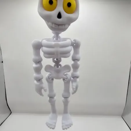 Fleksibel Skelet – 3D-printet Halloweenfigur med bevægelige led | TM3DPRINT I/S
