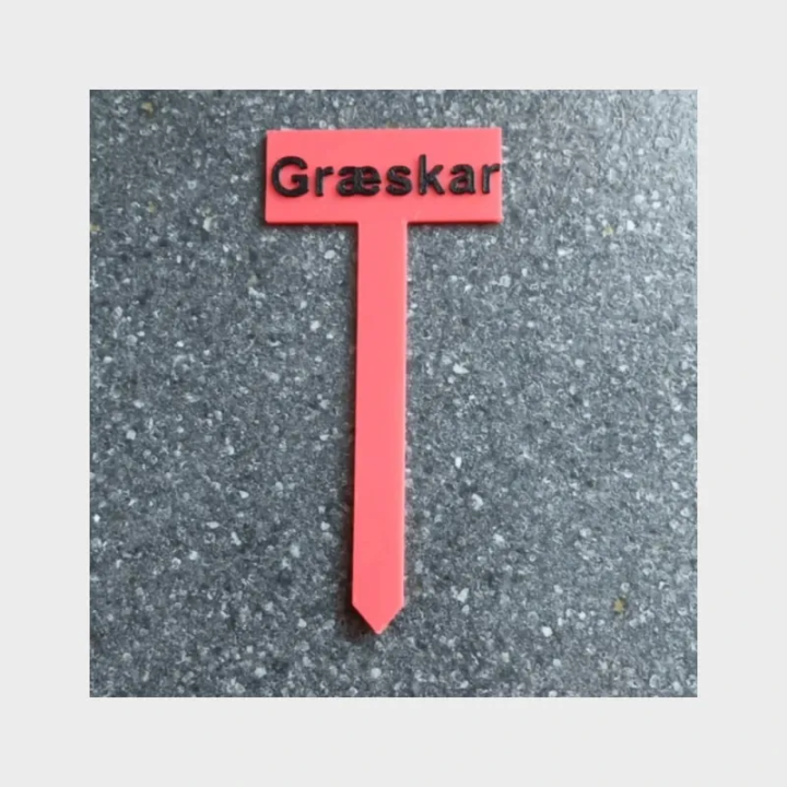 Såpind / Plantemærke – 10,5 cm i PETG | TM3DPRINT