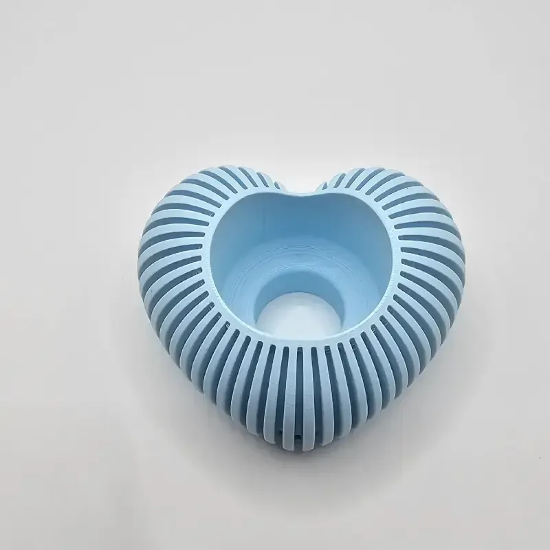 Hjerteformet fyrfadslys i PLA – Dekorativ lysfigur | TM3DPRINT I/S