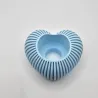 Hjerteformet fyrfadslys i PLA – Dekorativ lysfigur | TM3DPRINT I/S