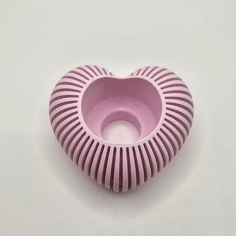 Hjerteformet fyrfadslys i PLA – Dekorativ lysfigur | TM3DPRINT I/S