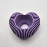 Hjerteformet fyrfadslys i PLA – Dekorativ lysfigur | TM3DPRINT I/S