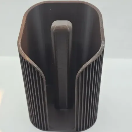 Køkkenrulle Holder i PLA – Moderne Ribbet Design | TM3DPRINT I/S