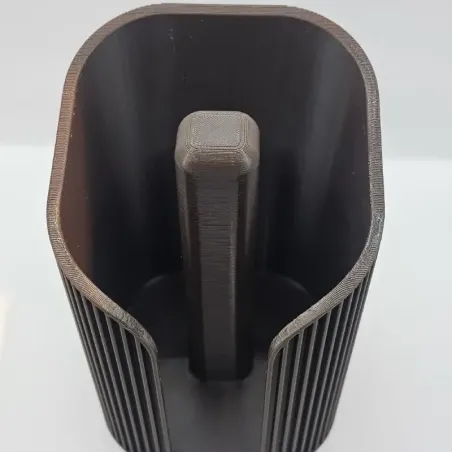 Køkkenrulle Holder i PLA – Moderne Ribbet Design | TM3DPRINT I/S