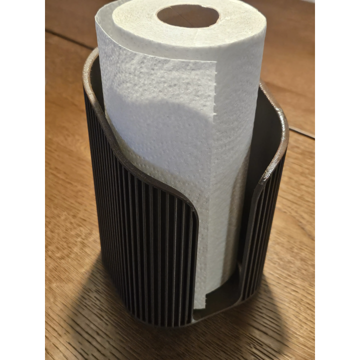 Køkkenrulleholder – Ribbet Design i PLA | TM3DPRINT