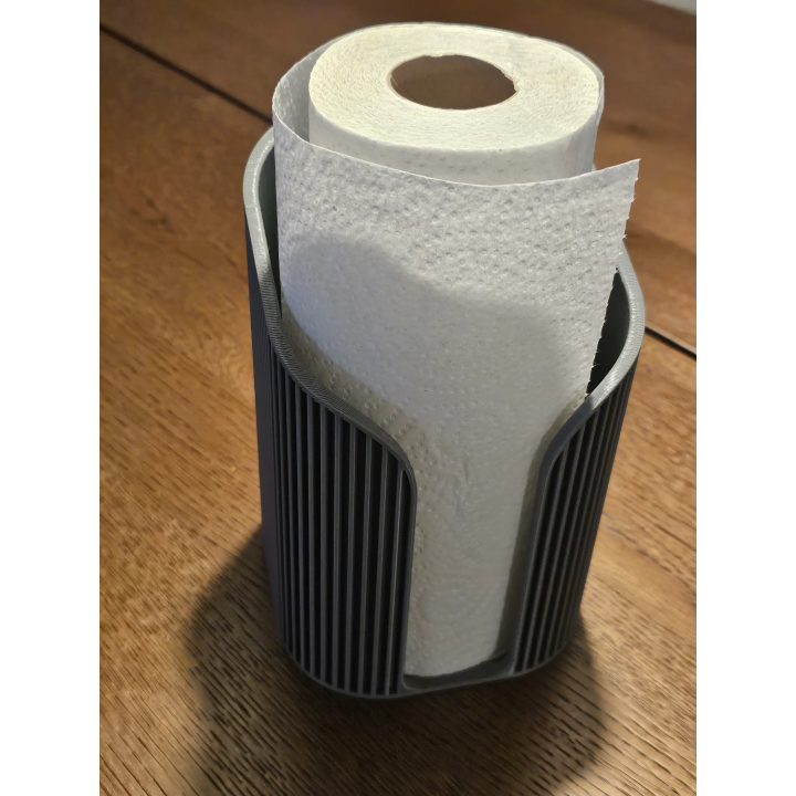 Køkkenrulleholder – Ribbet Design i PLA | TM3DPRINT