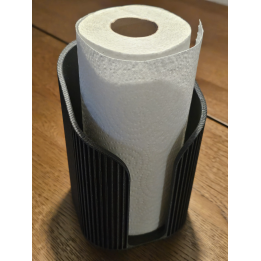 Køkkenrulleholder – Ribbet Design i PLA | TM3DPRINT