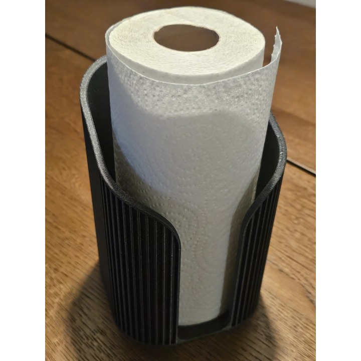 Køkkenrulleholder – Ribbet Design i PLA | TM3DPRINT