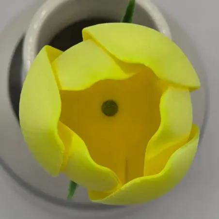3D-Printet Tulipan i PLA – Dekorativ Blomst i 4 Farver | TM3DPRINT I/S