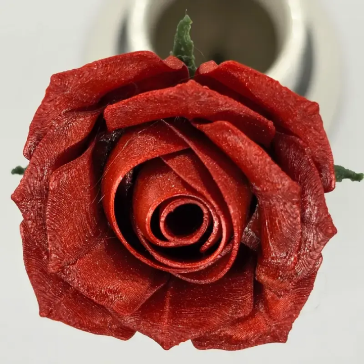 Evighedsrose med Stilk – 3D-printet Rose | TM3DPRINT