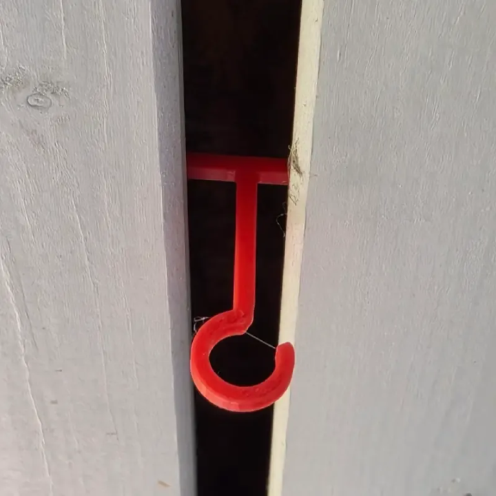 T-formet Krog til Julelys i Udhæng – 50 stk. | TM3DPRINT