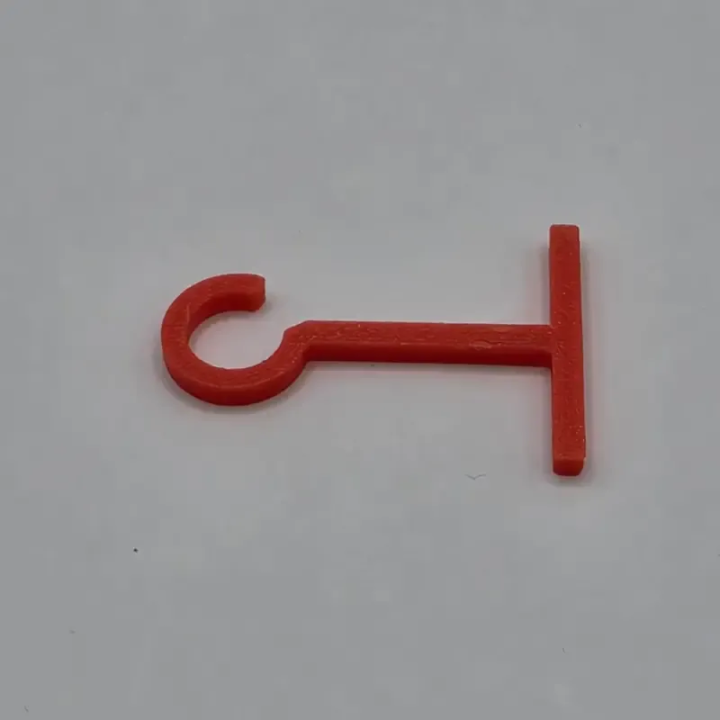 T-formet Krog til Julelys i Udhæng – 50 stk. | TM3DPRINT